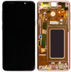 Samsung GH97-21692E Gyári Samsung Galaxy S9 Plus G965F arany LCD kijelző érintővel kerettel előlap (GH97-21692E)