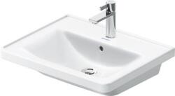 Duravit D-Neo mosdótál 60x48 cm négyszögletes beépíthető fehér 2367600060 (2367600060)