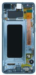 Samsung GH82-18834E Gyári Samsung Galaxy S10 Plus OLED kijelző érintővel Kék kerettel előlap (GH82-18834E)