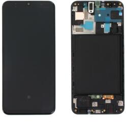 Samsung GH82-19714A Gyári Samsung Galaxy A50 OLED kijelző érintővel fekete kerettel előlap (GH82-19714A)