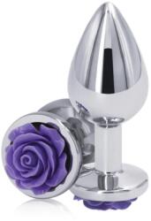 Guilty Toys Dop Anal Rose Pleasure Medium, Argintiu/Mov, Guilty Toys