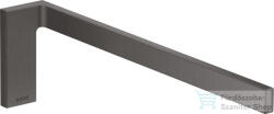 Hansgrohe AXOR UNIVERSAL RECTANGULAR 38 cm-es fix törölközőtartó, szálcsiszolt fekete króm 42626340 (42626340)