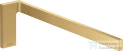Hansgrohe HansgroheAXOR UNIVERSAL RECTANGULAR 38 cm-es fix törölközőtartó, szálcsiszolt arany hatású 42626250 (42626250)