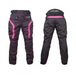 W-TEC Pantaloni Moto Femei W-TEC Durmanes Lady - Negru/Roz (26164) - insportline