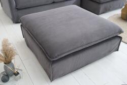 Invicta HEAVEN szürke kordbársony puff 100cm