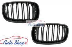  Bmw E70, E71 X5, X6 Hütőrács Vese Lakk Fekete Dupla Pálcás