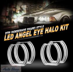  BMW E46 Angel Eyes Led DTM Style 2 x 131MM , 2 X 146MM BMW Utólagosan beszerelhető Angel eyes szett