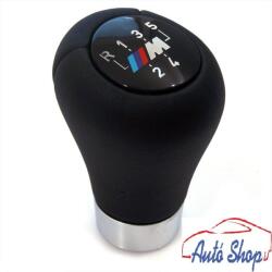  BMW gyári BŐR M-ES VÁLTÓGOMB E30 E36 E46 E28 E34 E39 E60 , X5, X1, X3, E90, E61, E91, E92 - autotuninghaus - 38 900 Ft
