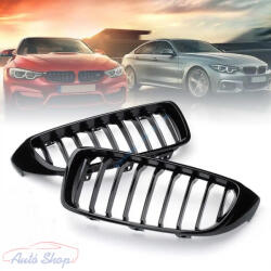 BMW F32 Coupe , F33 Cabrio , F36 Grand Coupe HŰTŐRÁCS VESE LAKK FEKETE M3 Style