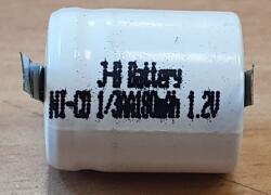  Ni-Cd 180 mAh akkucella