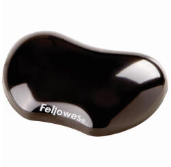 Fellowes "Crystals Gel" mini csuklótámasz, fekete (9112301)