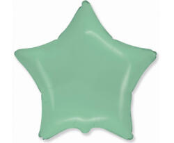 Flexmetal Egyszínű csillag lufi 20" 50cm Menthol (LUFI689666)