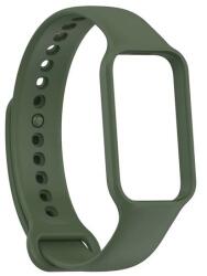 gigapack Pótszíj (egyedi méret, szilikon) SÖTÉTZÖLD Xiaomi Redmi Smart Band 2, Smart Band 8 Active (GP-158425)