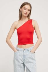 Tommy Jeans top női, piros - piros XL - answear - 10 990 Ft