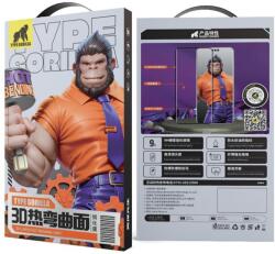 Type Gorilla Apple iPhone 15 Pro Max TG Hot Bending 3D Full Üvegfólia Aplicátorral - Fekete