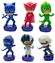 BOST 6 db-os Pizsihősök PJMasks jellegű figura szett