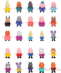 BESTZY 25 db-os Peppa malac figura szett