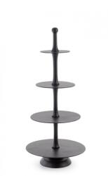 Bizzotto Platou supraetajat metal negru Mallet 55x123 cm (0184868) Tava