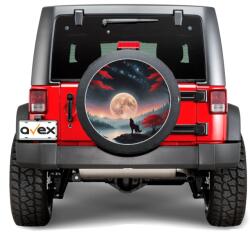 AVEX Sticker Auto "Roata de Rezerva" rezistenta la intemperii si raze UV, diametru 55 cm, Cod: AVX-RR17