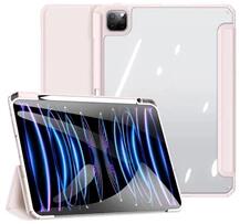 Dux Ducis GP-157407 iPad Pro 11 (2024) rózsaszín bőr hatású oldalra nyíló tok (GP-157407)