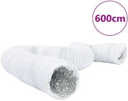 vidaXL Вентилационен канал алуминий и PVC 6 м Ø15 см (4008068)
