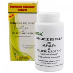 Hofigal Drojdie de bere cu alfalfa si siliciu organic, 60 tablete, Hofigal