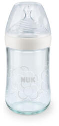 Nuk Nature Sense Biberon sticla tetina soft M, 1 bucata, 240 ml