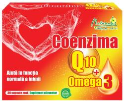 Naturalis Coenzima Q10 + Omega 3, 30 capsule moi, Naturalis