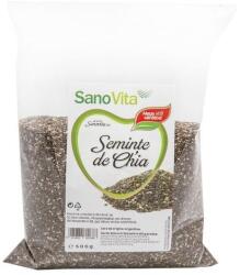 Sano Vita Seminte de chia, punga cu zipper, 500g, Sanovita