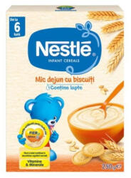 NESTLE Cereale mic dejun cu biscuiti si lapte, 6+ luni, 250 g, Nestle