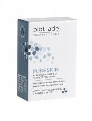 Biotrade Sapun negru detoxifiant cu carbune activ Pure Skin, 100g, Biotrade - springfarma