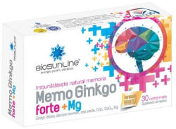 AC HELCOR BioSunLine Memo Ginkgo Forte, 30 comprimate