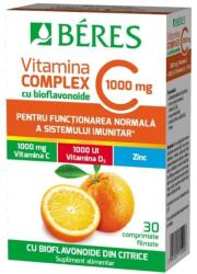 BÉRES Vitamina C Complex cu bioflavonoide, 30 comprimate filmate, Beres