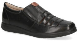 Caprice férfi bebújós fekete lyukacsos félcipő 14501-42-019 07368