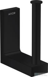 Hansgrohe AXOR UNIVERSAL RECTANGULAR pót wc papír tartó, matt fekete 42654670 (42654670)