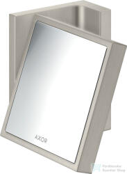 Hansgrohe AXOR UNIVERSAL RECTANGULAR kozmetikai tükör 1, 7x nagyítással, rozsdamentes acél hatású 42649800 (42649800)