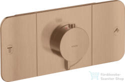 Hansgrohe AXOR ONE termosztátos falsík alatti kád /zuhany csaptelep, szálcsiszolt vörös arany hatású 45712310 (45712310)