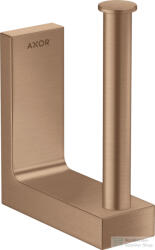 Hansgrohe AXOR UNIVERSAL RECTANGULAR pót wc papír tartó, Szálcsiszolt vörös arany hatású 42654310 (42654310)