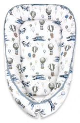  Baby Shop babafészek 70x93 cm - kék repülőgép