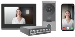 Uniview KIT/201S/372S/NSW2020 Videó kaputelefon szett, PoE Switchel (KIT/201S/372S/NSW2020)