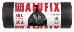 Alufix Saci menajeri 35 L 53 x 60 cm HDPE negri 30 buc/rola (ALUMS3530U)