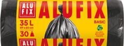 Alufix Saci menajeri 35 L 49 x 60 cm HDPE negri Economy 30 buc/rola (ALUXMS3530)