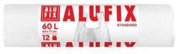 Alufix Saci menajeri cu maner 60 L 64 x 71 cm HDPE albi 12 buc/rola (ALUMS6012G)