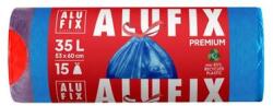 Alufix Saci menajeri cu banda 35 L 53 x 60 cm LDPE albastri 15 buc/rola (ALUMSZ35UN)