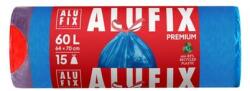 Alufix Saci menajeri cu banda 60 L 64 x 70 cm LDPE albastri 15 buc/rola (ALUMSZ60UN)
