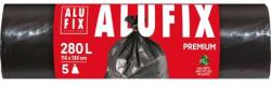 Alufix Saci menajeri 280 L 115 x 135 cm LDPE negri 5 buc/rola (ALUMS280UN)