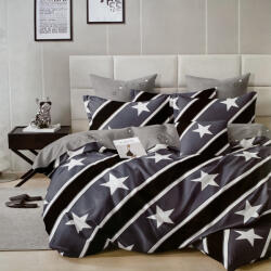 idealisotthon 7 részes kétoldalas ágyneműhuzat - csíkos, csillagos (IO-SY-BL-BL-03-01)