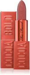 Too Faced Cosmetics Cocoa Bold Lipstick krémes rúzs árnyalat Ganache 3, 3 g