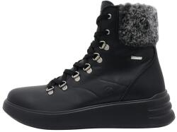 Grisport Ghete dama, Grisport, 863593-6806T1G-Negru, casual, piele naturala, impermeabil, cu talpa groasa, negru (Marime: 39)