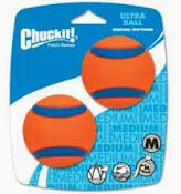 Chuckit! ! Ultra Ball Duo Gumilabda 2 db - Az Elnyűhetetlen - Medium